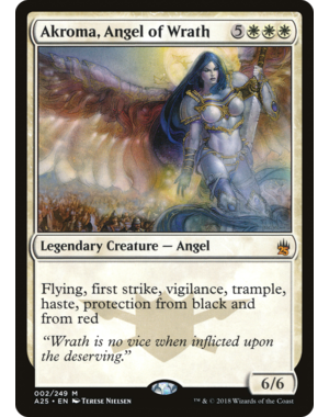 Magic: The Gathering Akroma, Angel of Wrath (002) Lightly Played