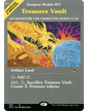 Magic: The Gathering Treasure Vault (Dungeon Module) (358) Lightly Played