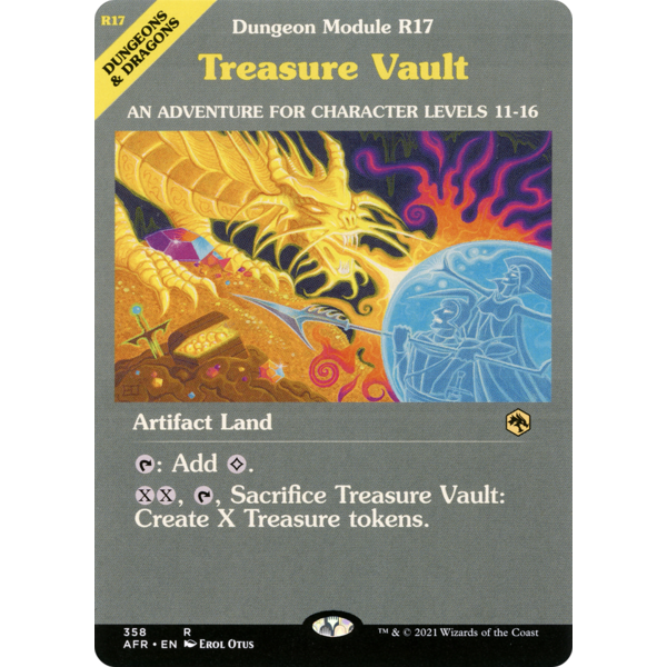 Magic: The Gathering Treasure Vault (Dungeon Module) (358) Lightly Played