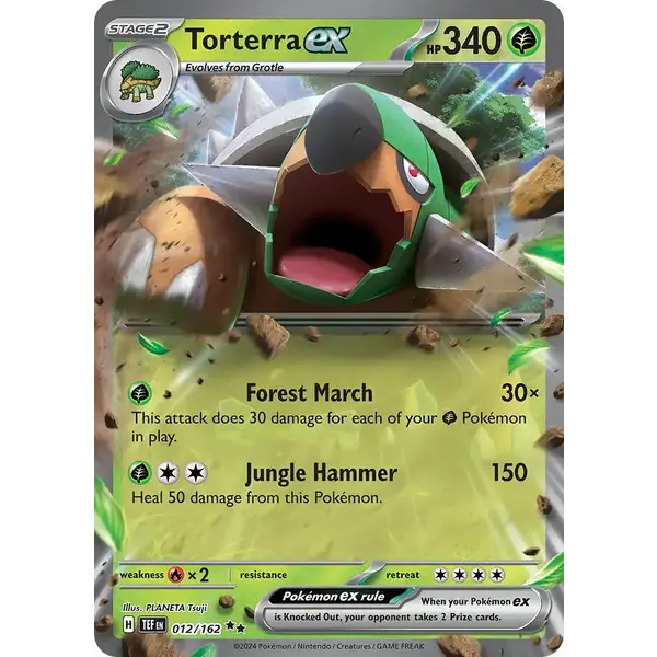 Pokemon Torterra ex (012) Lightly Played