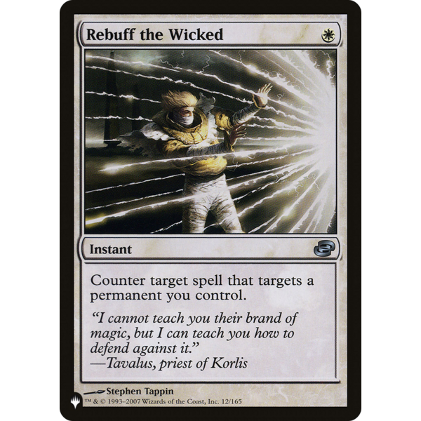 Magic: The Gathering Rebuff the Wicked (012) Lightly Played