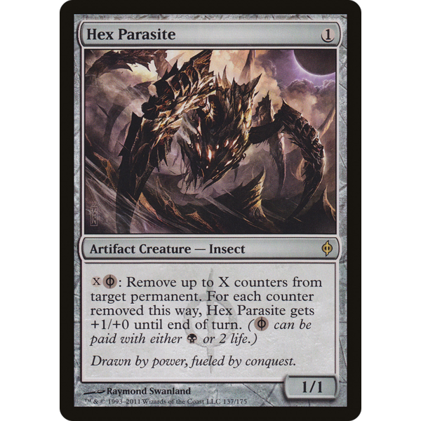 Magic: The Gathering Hex Parasite (137) Lightly Played Foil