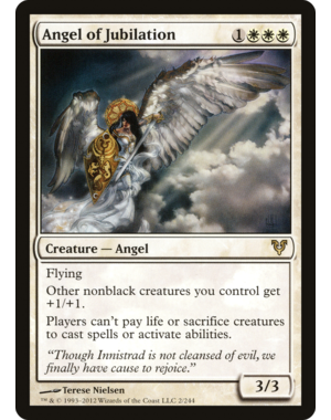 Magic: The Gathering Angel of Jubilation (002) Lightly Played