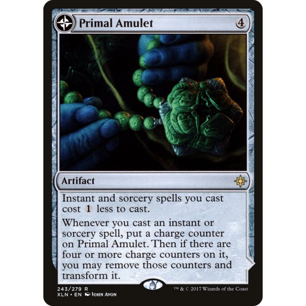 Magic: The Gathering Primal Amulet (243) Lightly Played