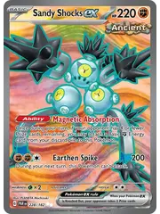 Pokemon Sandy Shocks ex (228) Lightly Played