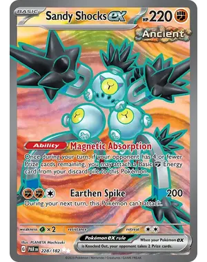 Pokemon Sandy Shocks ex (228) Lightly Played