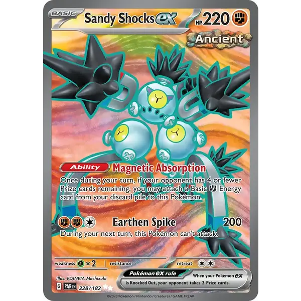 Pokemon Sandy Shocks ex (228) Lightly Played
