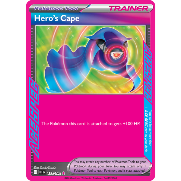 Pokemon Hero's Cape (152) Lightly Played
