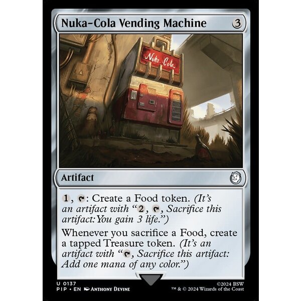 Magic: The Gathering Nuka-Cola Vending Machine (137) Lightly Played