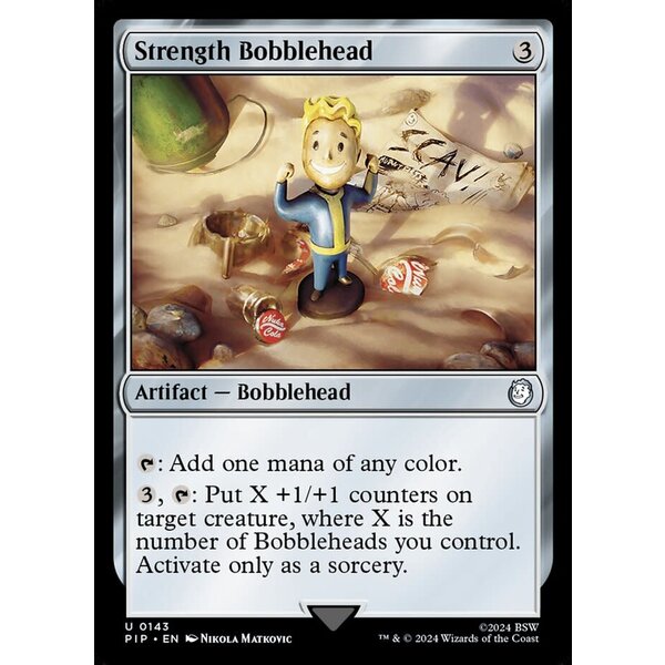 Magic: The Gathering Strength Bobblehead (143) Lightly Played