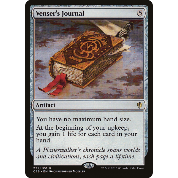 Magic: The Gathering Venser's Journal (279) Lightly Played