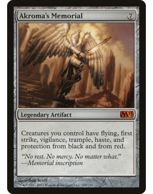 Magic: The Gathering Akroma's Memorial (200) Moderately Played Foil