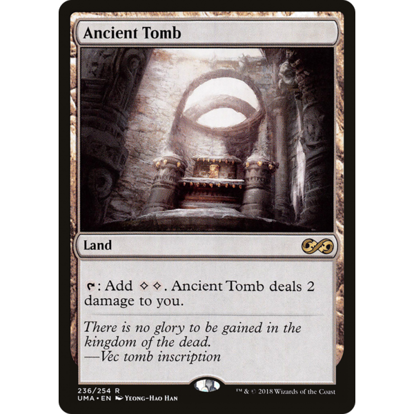 Magic: The Gathering Ancient Tomb (236) Lightly Played Foil