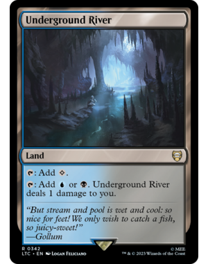 Magic: The Gathering Underground River (342) Lightly Played