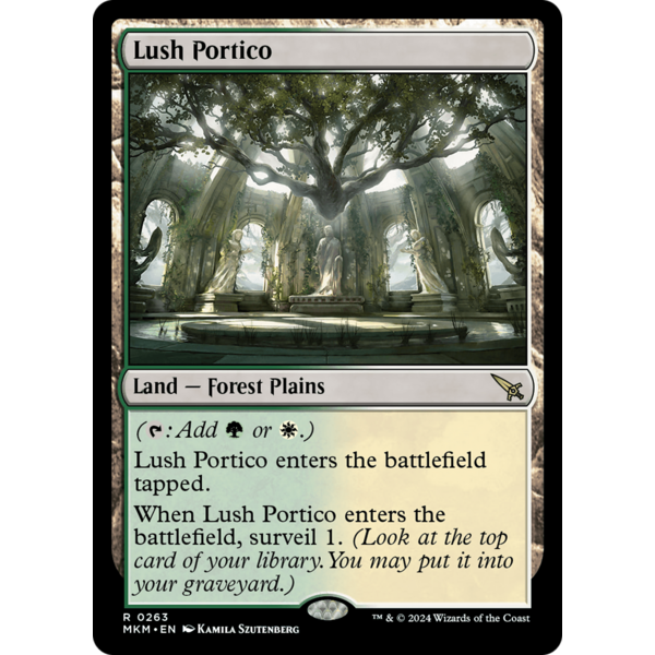 Magic: The Gathering Lush Portico (263) Lightly Played