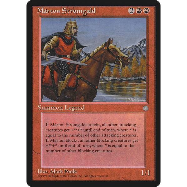 Magic: The Gathering Márton Stromgald (199) Lightly Played