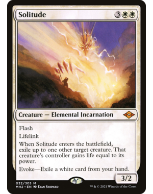 Magic: The Gathering Solitude (032) Lightly Played
