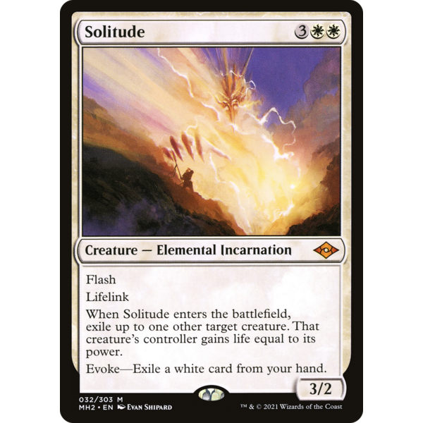Magic: The Gathering Solitude (032) Lightly Played
