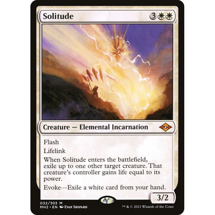 Magic: The Gathering Solitude (032) Lightly Played