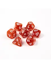 Die Hard Dice 7pc RPG Set - Elessia Essentials - Red with White
