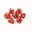 Die Hard Dice 7pc RPG Set - Elessia Essentials - Red with White
