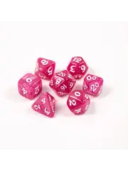 Die Hard Dice 7pc RPG Set - Elessia Essentials - Pink with White