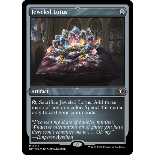 Magic: The Gathering Jeweled Lotus (Foil Etched) (611) Lightly Played