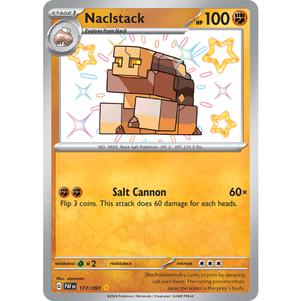 Pokemon Naclstack (177) Lightly Played Holofoil
