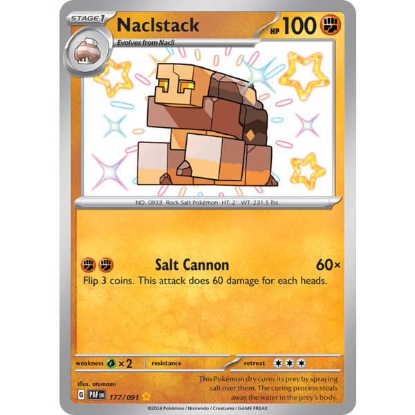 Pokemon Naclstack (177) Lightly Played