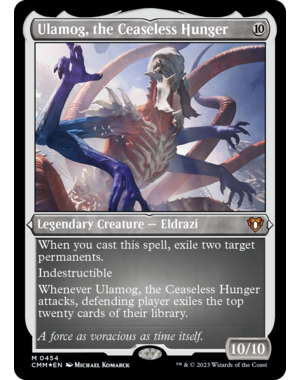 Magic: The Gathering Ulamog, the Ceaseless Hunger (Foil Etched) (454) Lightly Played