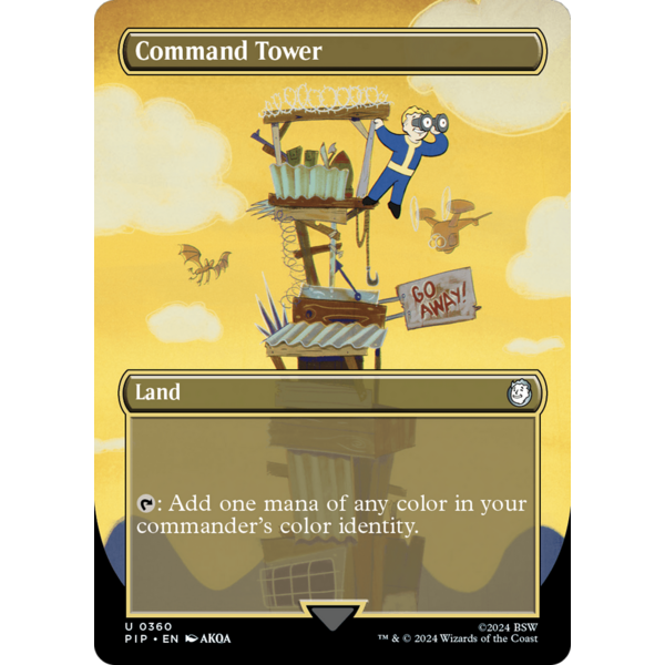 Magic: The Gathering Command Tower (Borderless) (360) Lightly Played