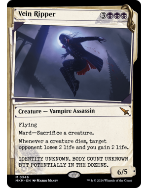 Magic: The Gathering Vein Ripper (Showcase) (346) Lightly Played