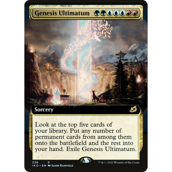 Magic: The Gathering Genesis Ultimatum (Extended Art) (336) Lightly Played