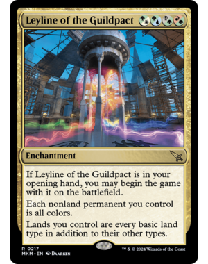 Magic: The Gathering Leyline of the Guildpact (217) Lightly Played Foil