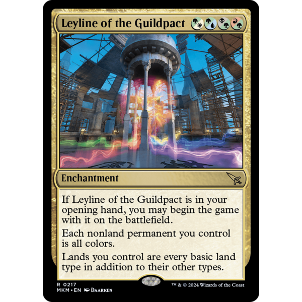 Magic: The Gathering Leyline of the Guildpact (217) Lightly Played Foil