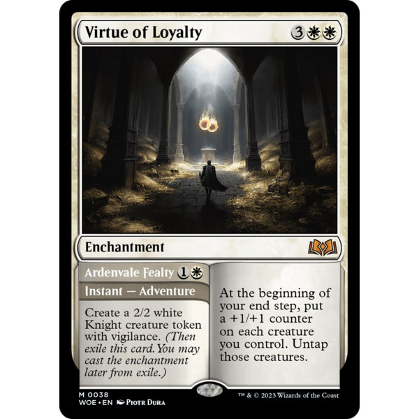 Magic: The Gathering Virtue of Loyalty (38) Lightly Played