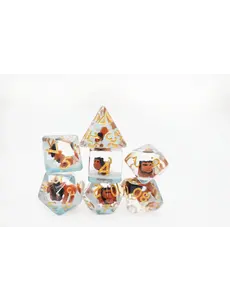 Foam Brain Ferocious Feline RPG Dice Set