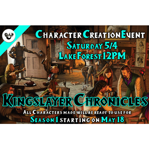 Event Dungeons & Dragons Character Creation Event - Kingslayer Chronicles