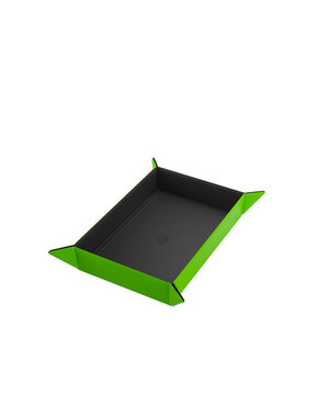 Gamegenic Magnetic Dice Tray Rectangular Black/Green
