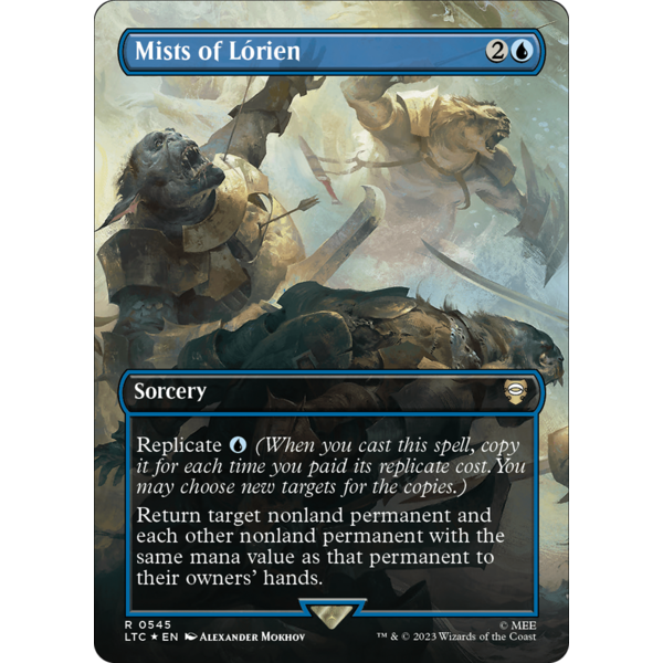 Magic: The Gathering Mists of Lorien (Borderless) (Surge Foil) (545) LP
