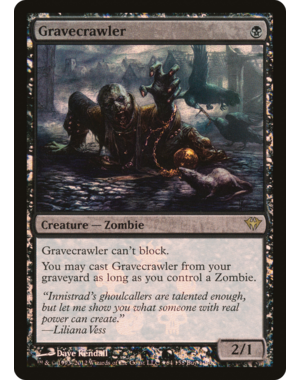 Magic: The Gathering Gravecrawler (64) Lightly Played Foil