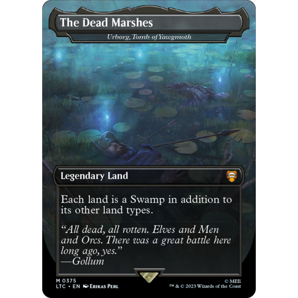 Wizards of The Coast The Dead Marshes - Urborg, Tomb of Yawgmoth (375) Lightly Played Foil