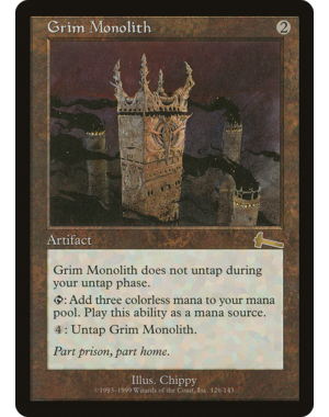Magic: The Gathering Grim Monolith (126) Moderately Played