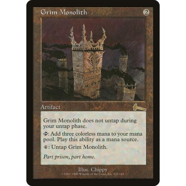 Magic: The Gathering Grim Monolith (126) Moderately Played