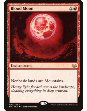 Magic: The Gathering Blood Moon (90) Lightly Played