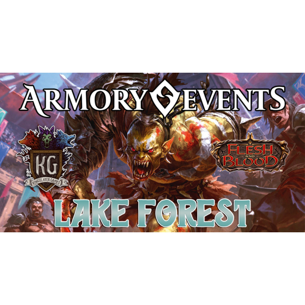 Flesh and Blood 5/31 Lake Forest May 2024 Armory Event 4 Part the Mistveil Booster Draft