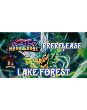 Pokemon 5/13 Lake Forest Scarlet & Violet: Twilight Masquerade Prerelease 630 PM