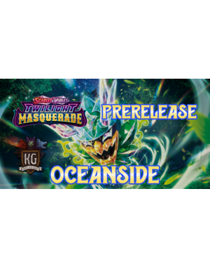Pokemon 5/16 Oceanside Scarlet & Violet: Twilight Masquerade Prerelease 630 PM