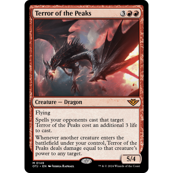 Magic: The Gathering Terror of the Peaks (149) Lightly Played