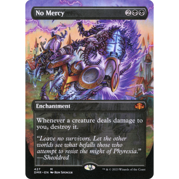 Magic: The Gathering No Mercy (Borderless) (427) Lightly Played Foil
